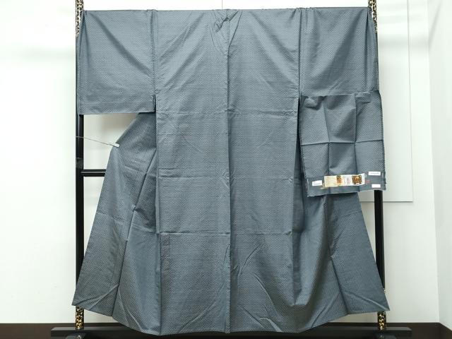 平和屋着物▽極上　男性　本場大島紬　単衣　キングサイズ　徳田幸夫作　証紙付き　逸品　未使用　CZAA5451s6
