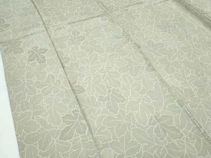 平和屋本店●極上　銀座もとじ　小紋　柏　地紋起こし　反端・紙付き　逸品　CZAA5459s6