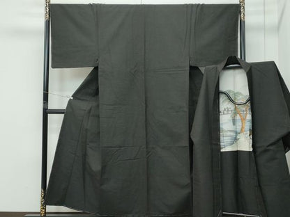 平和屋着物●極上　男性　紬　アンサンブル　霞文　逸品　未使用　CZAA5462s6