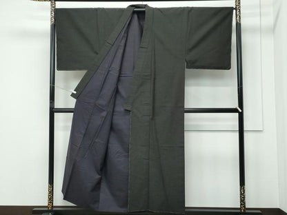 平和屋着物●極上　男性　紬　アンサンブル　霞文　逸品　未使用　CZAA5462s6