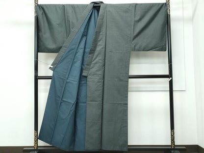 平和屋着物●極上　男性　本場大島紬　アンサンブル　キングサイズ　100亀甲　総詰め　山田実作　証紙付き　逸品　CZAA5464s6