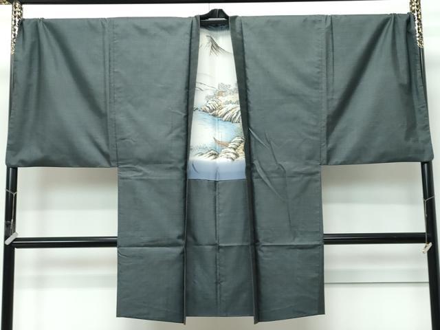 平和屋着物●極上　男性　本場大島紬　アンサンブル　キングサイズ　100亀甲　総詰め　山田実作　証紙付き　逸品　CZAA5464s6