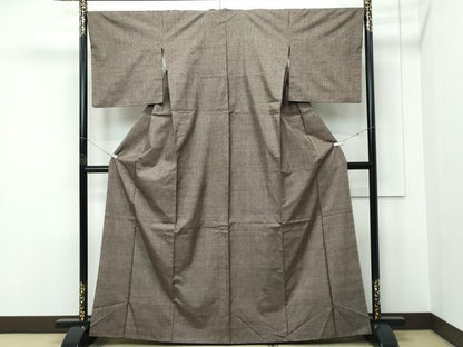 平和屋着物●極上　本場大島紬　160亀甲　総詰め　逸品　CZAA5476s6