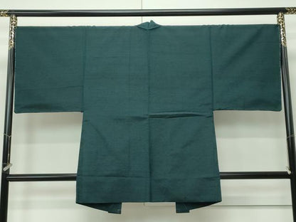 平和屋着物∞極上　男性　長羽織　髭紬　霞文　逸品　未使用　CZAA5481s6