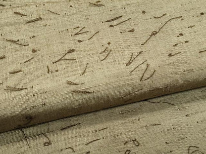 平和屋着物∞極上　男性　羽織　キングサイズ　髭紬　綱紬　まゆの邑　媚茶色地　米澤猪俣謹製　証紙付き　逸品　CZAA5482s6