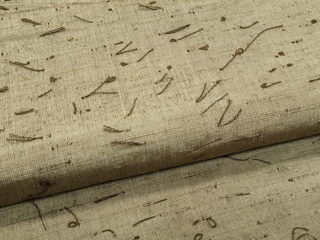 平和屋着物∞極上　男性　羽織　キングサイズ　髭紬　綱紬　まゆの邑　媚茶色地　米澤猪俣謹製　証紙付き　逸品　CZAA5482s6