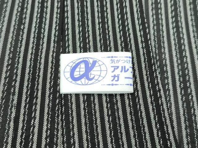 平和屋着物∞極上　男性　スリーシーズン　春夏秋　塵除け　長羽織　キングサイズ　間道　黒地　逸品　CZAA5484s6