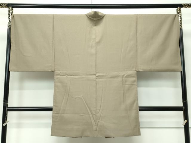 平和屋着物∞極上　男性　長羽織　お召地　間道　逸品　未使用　CZAA5487s6