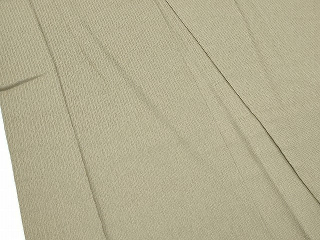平和屋着物∞極上　男性　長羽織　お召地　間道　逸品　未使用　CZAA5487s6