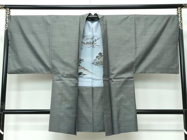 平和屋着物∞極上　男性　長羽織　本場大島紬　逸品　CZAA5491s6