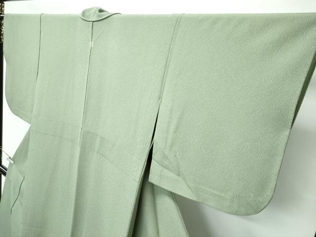 平和屋着物▽極上 洗える最高級着物 ＜英＞はなぶさ謹製 色無地 柳茶色 単衣 逸品 CZAA5508s6