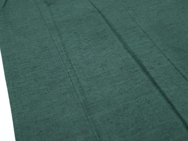 平和屋着物●極上　男性　紬　アンサンブル　色無地　革色　逸品　CZAA5511s6