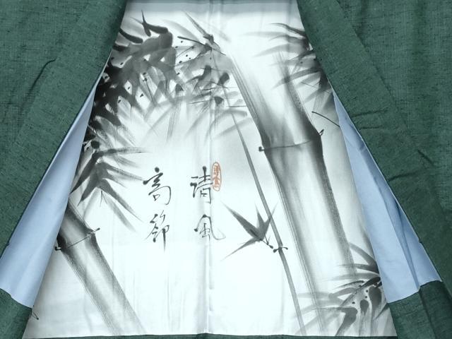 平和屋着物●極上　男性　紬　アンサンブル　色無地　革色　逸品　CZAA5511s6