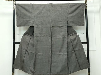 平和屋着物●極上　男性　本場大島紬　100亀甲　総詰め　反端付き　逸品　CZAA5512s6