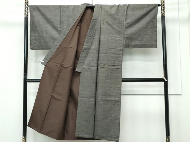 平和屋着物●極上　男性　本場大島紬　100亀甲　総詰め　反端付き　逸品　CZAA5512s6