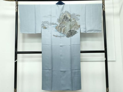 平和屋着物●極上 男性 本場大島紬 アンサンブル 長襦袢セット 100亀甲 総詰め ひろしま織物謹製 証紙付き 逸品 未使用 CZAA5513s6