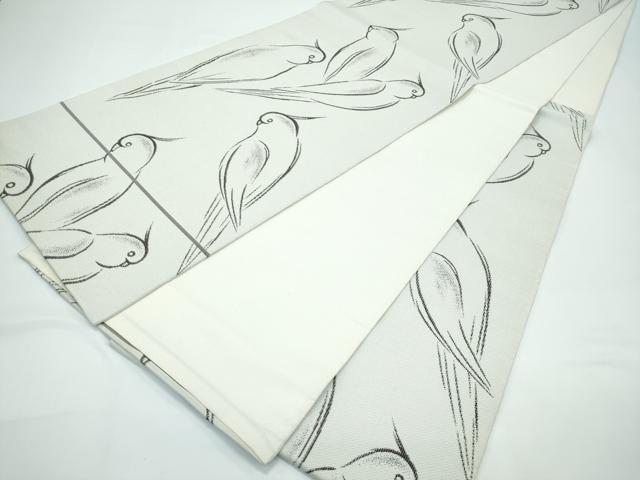 平和屋着物●極上　六通柄　本袋帯　インコ　逸品　CZAA5531s6