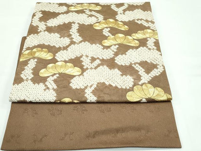 平和屋着物●極上　つけ帯　駒刺繍　絞り　松　逸品　未使用　CZAA5535s6