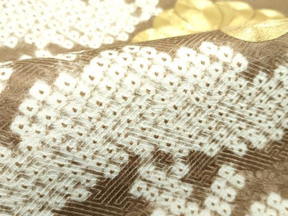平和屋着物●極上　つけ帯　駒刺繍　絞り　松　逸品　未使用　CZAA5535s6