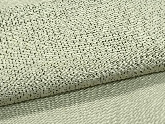 平和屋着物●極上　結城紬　奥順　おく玉　100亀甲　はたおり娘　利休色　証紙付き　逸品　CZAA5541s6