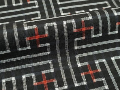平和屋着物●希少　本場大島紬　龍郷絣　秋名バラ　逸品　CZAA5568s6