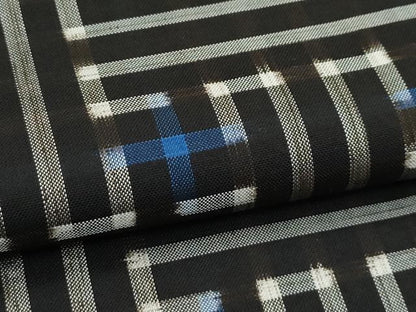 平和屋着物●希少　本場大島紬　龍郷絣　秋名バラ　アンサンブル　逸品　未使用　CZAA5573s6