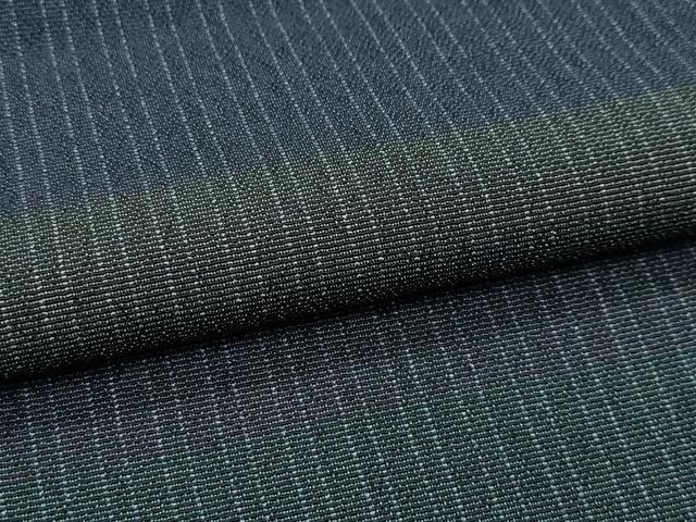 平和屋着物●極上　本塩沢　横段文　逸品　CZAA5583s6