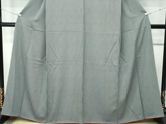 平和屋着物●極上　江戸小紋　角通し　黒地　逸品　未使用　CZAA5584s6