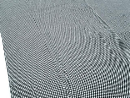 平和屋着物●極上　江戸小紋　角通し　黒地　逸品　未使用　CZAA5584s6
