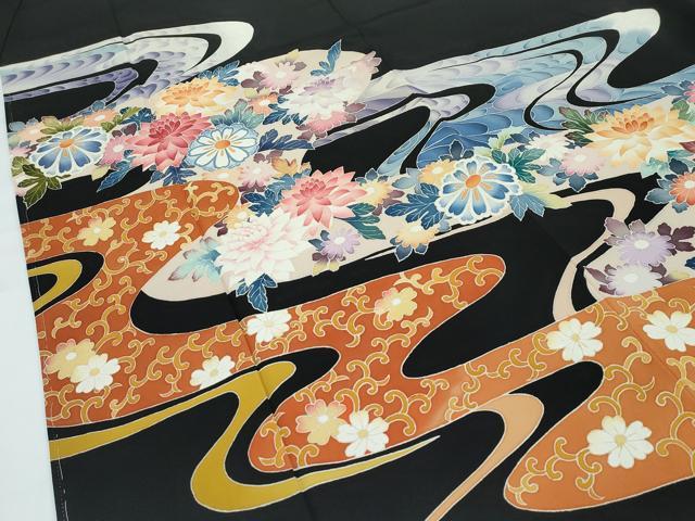 平和屋着物●極上　本加賀友禅作家　寺西光方　黒留袖　流水草花文　証紙付き　逸品　CZAA5599s6 加賀友禅 着物 女性着物 | 通販・人気ランキング - 価格.com