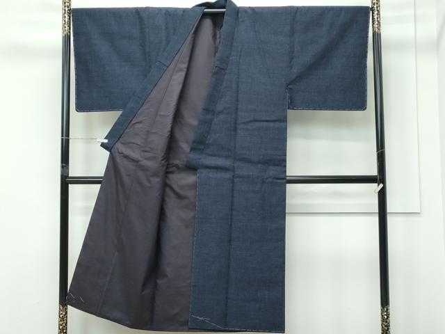 平和屋着物●極上　男性　本場結城紬　重要無形文化財　アンサンブル　奥順　杢　証紙・反端付き　逸品　未使用　CZAA5602s6