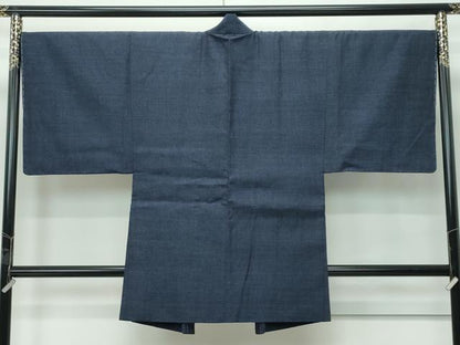 平和屋着物●極上　男性　本場結城紬　重要無形文化財　アンサンブル　奥順　杢　証紙・反端付き　逸品　未使用　CZAA5602s6