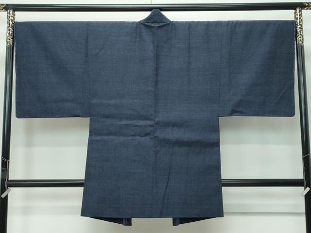 平和屋着物●極上　男性　本場結城紬　重要無形文化財　アンサンブル　奥順　杢　証紙・反端付き　逸品　未使用　CZAA5602s6