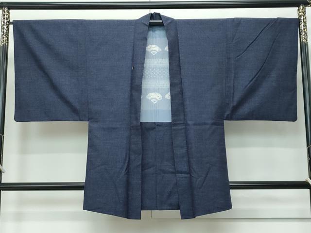 平和屋着物●極上　男性　本場結城紬　重要無形文化財　アンサンブル　奥順　杢　阪急百貨店扱い　証紙・反端付き　逸品　CZAA5603s6