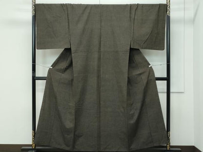 平和屋着物●極上　男性　紬　アンサンブル　霞文　逸品　CZAA5606s6