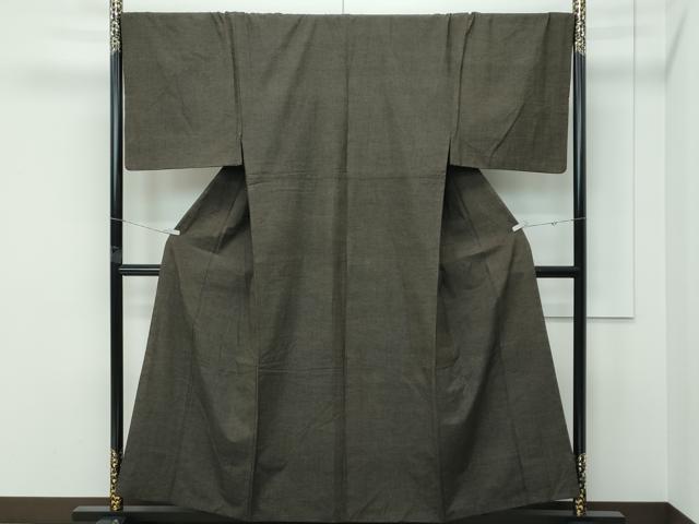平和屋着物●極上　男性　紬　アンサンブル　霞文　逸品　CZAA5606s6