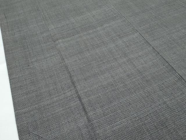 平和屋本店●極上　男性　本場結城紬　重要無形文化財　アンサンブル　キングサイズ　総詰め　100亀甲　紫黒色地　逸品　CZAA5608s6