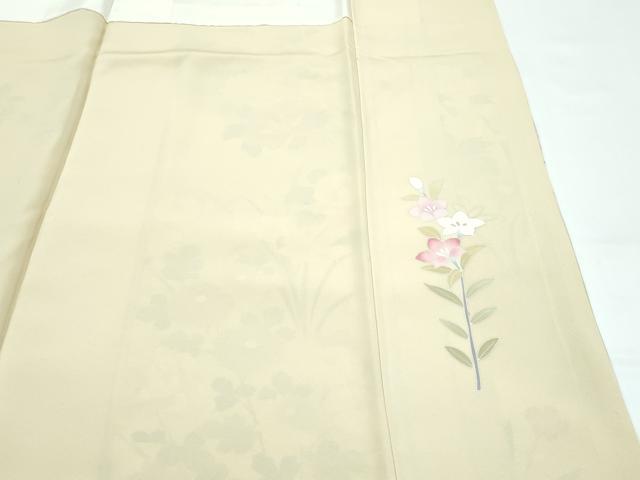 平和屋本店●極上　訪問着　草花文　暈し染め　金彩　逸品　CZAA5619s6