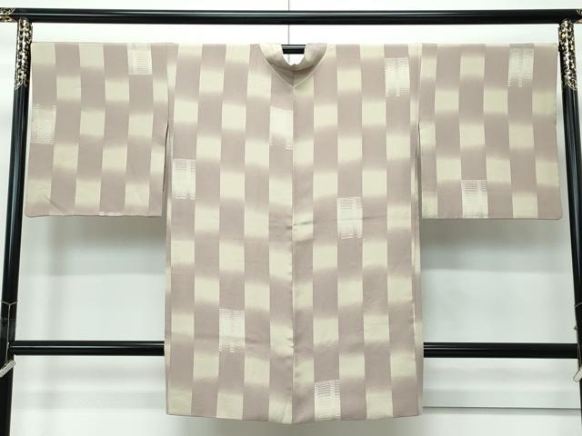 平和屋着物∞極上　羽織　市松文様　暈し染め　逸品　CZAA5626s6