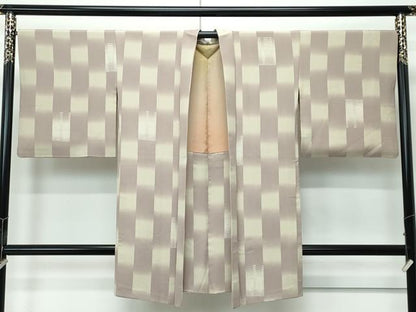 平和屋着物∞極上　羽織　市松文様　暈し染め　逸品　CZAA5626s6