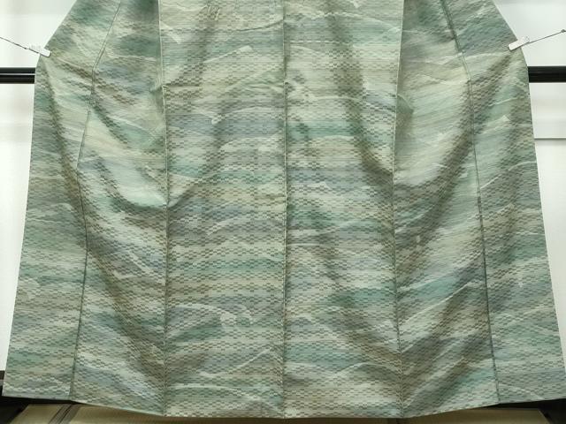 平和屋着物●極上　菅原工房　菅原結作　漢方染紬　立波文　やまと金ラベル　逸品　CZAA5651s6