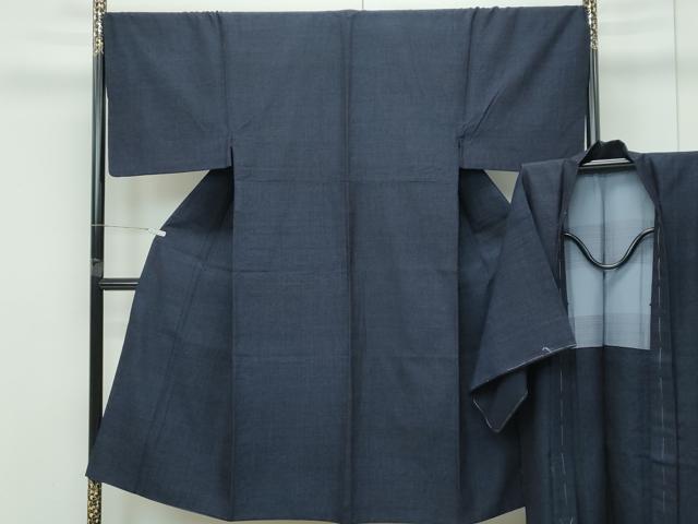 平和屋着物●極上　男性　本場結城紬　重要無形文化財　アンサンブル　杢　逸品　未使用　CZAA5662s6