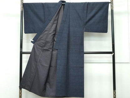 平和屋着物●極上　男性　本場結城紬　重要無形文化財　アンサンブル　杢　逸品　未使用　CZAA5662s6