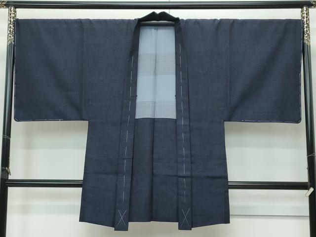 平和屋着物●極上　男性　本場結城紬　重要無形文化財　アンサンブル　杢　逸品　未使用　CZAA5662s6