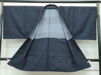平和屋着物●極上　男性　本場結城紬　重要無形文化財　アンサンブル　杢　逸品　未使用　CZAA5662s6