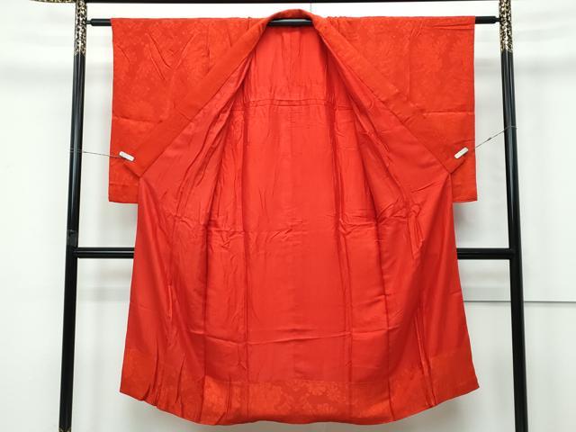 平和屋本店●極上　アンティーク　大正ロマン　長襦袢　袷　草花地紋　逸品　CZAA5667s6