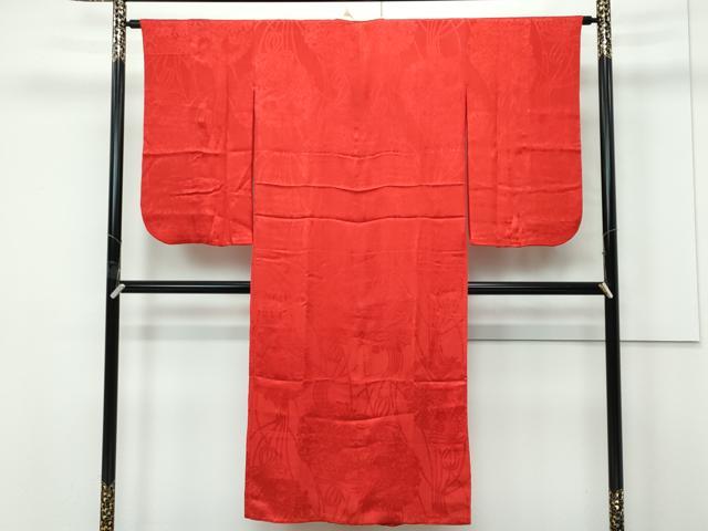 平和屋本店●極上　アンティーク　大正ロマン　長襦袢　袷　花籠地紋　逸品　CZAA5669s6