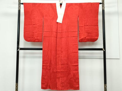 平和屋本店●極上　アンティーク　大正ロマン　長襦袢　袷　花籠地紋　逸品　CZAA5669s6