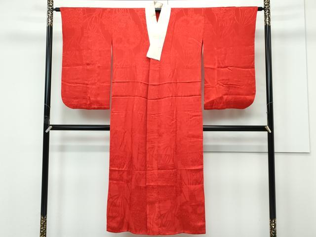 平和屋本店●極上　アンティーク　大正ロマン　長襦袢　袷　花籠地紋　逸品　CZAA5669s6