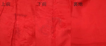 平和屋本店●極上　アンティーク　大正ロマン　長襦袢　袷　飛鶴草花地紋　逸品　CZAA5675s6